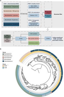 Comparative genomic analysis reveals differential genomic characteristics and featured genes between rapid- and slow-growing non-tuberculous mycobacteria